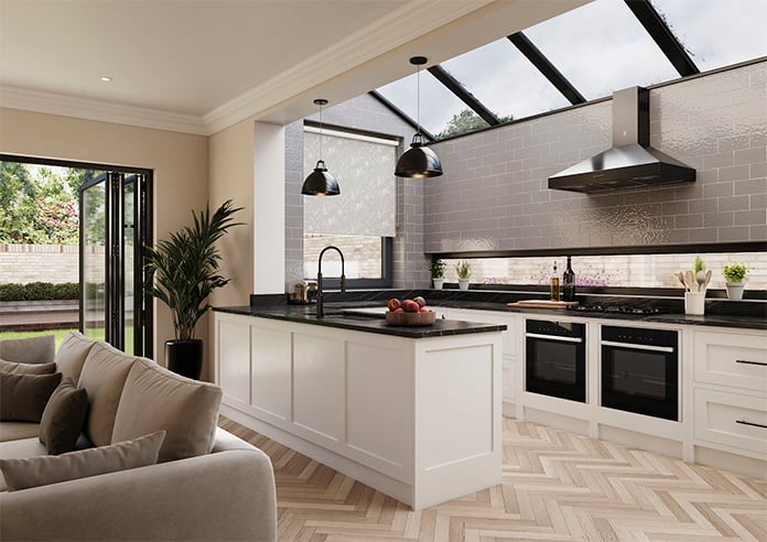 Laura Ashley Pussy Willow, Steel - Twist&Fit Roller Blind - Image 7